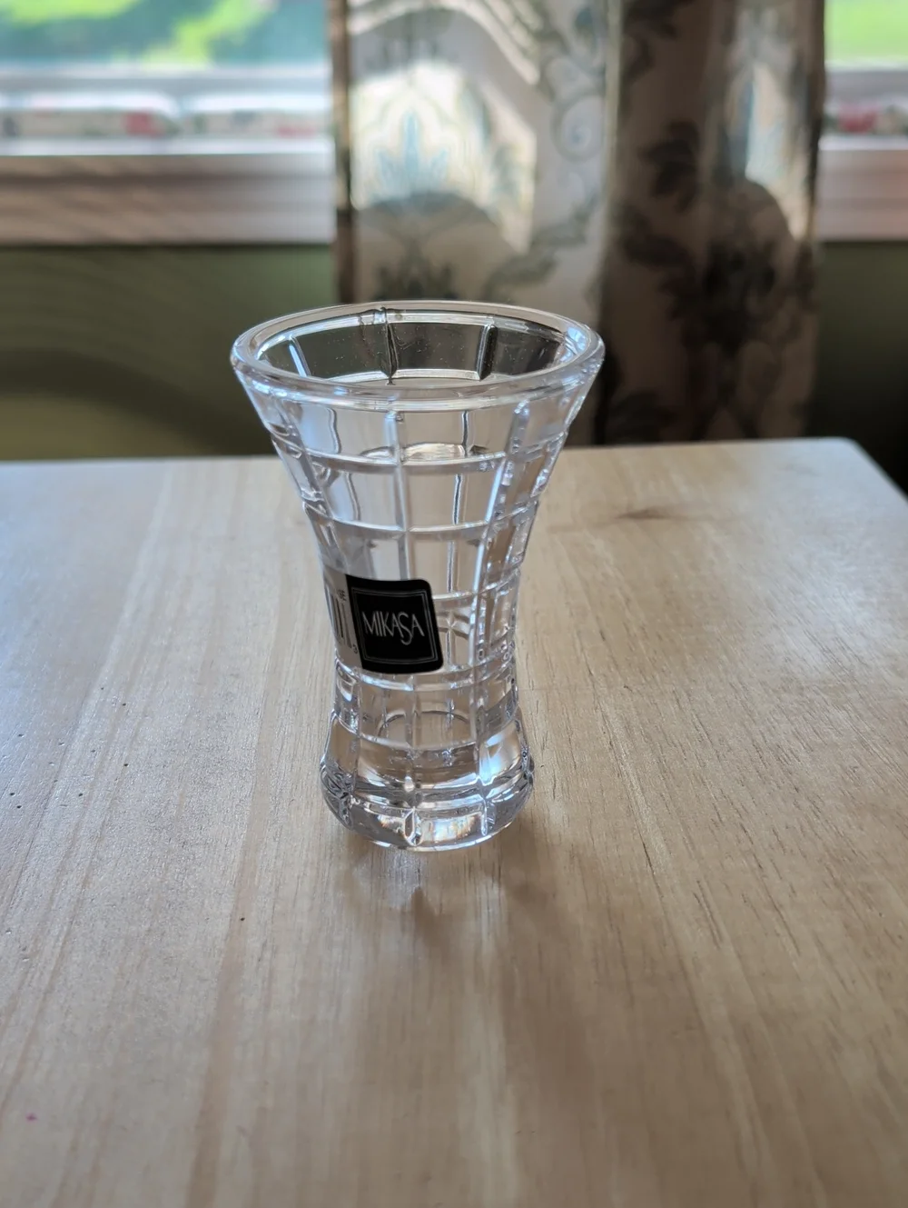 NWT Mikasa Mini Crystal Vase 3 3/4